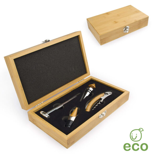 Caja de Bambú 4 Accesorios Caja de Bambú 4 Accesorios