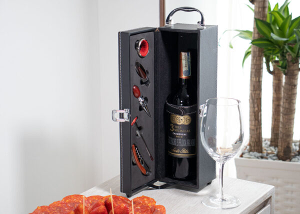 Caja de Madera Para Una Botella - Imagen 2